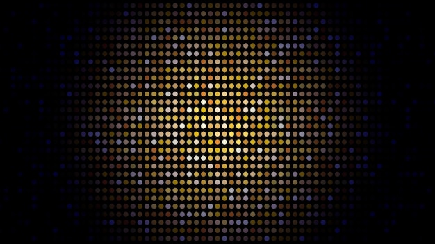 Pixel halftone dot texture