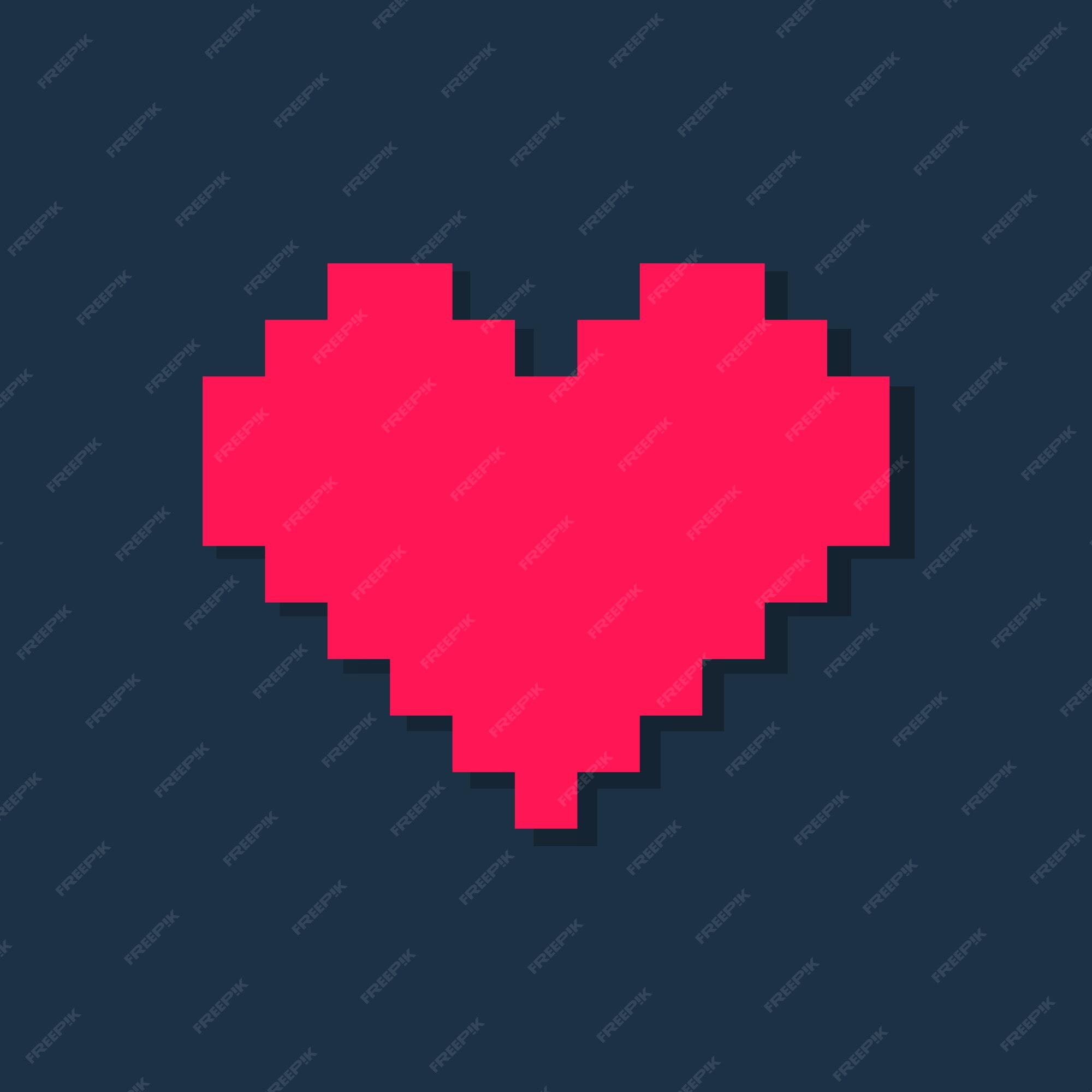 Online games love heart pixel connect Royalty Free Vector