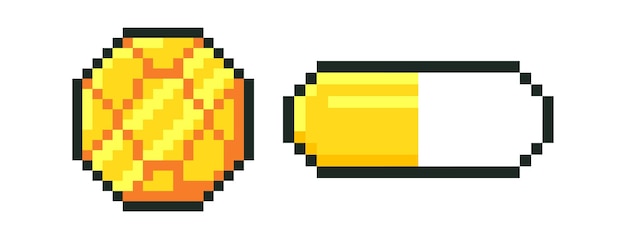 Pixel indicator icon Vector illustration