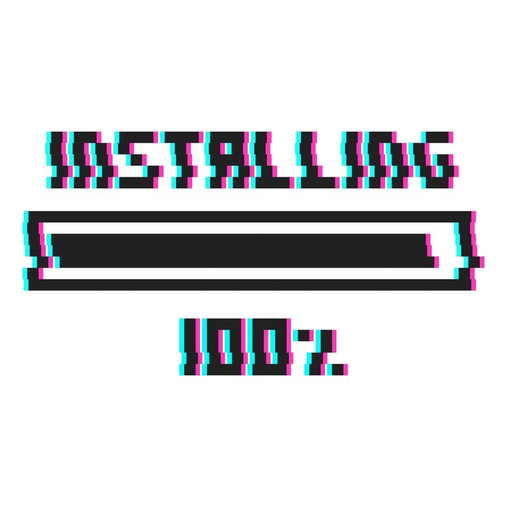 Vector pixel loading bar 9