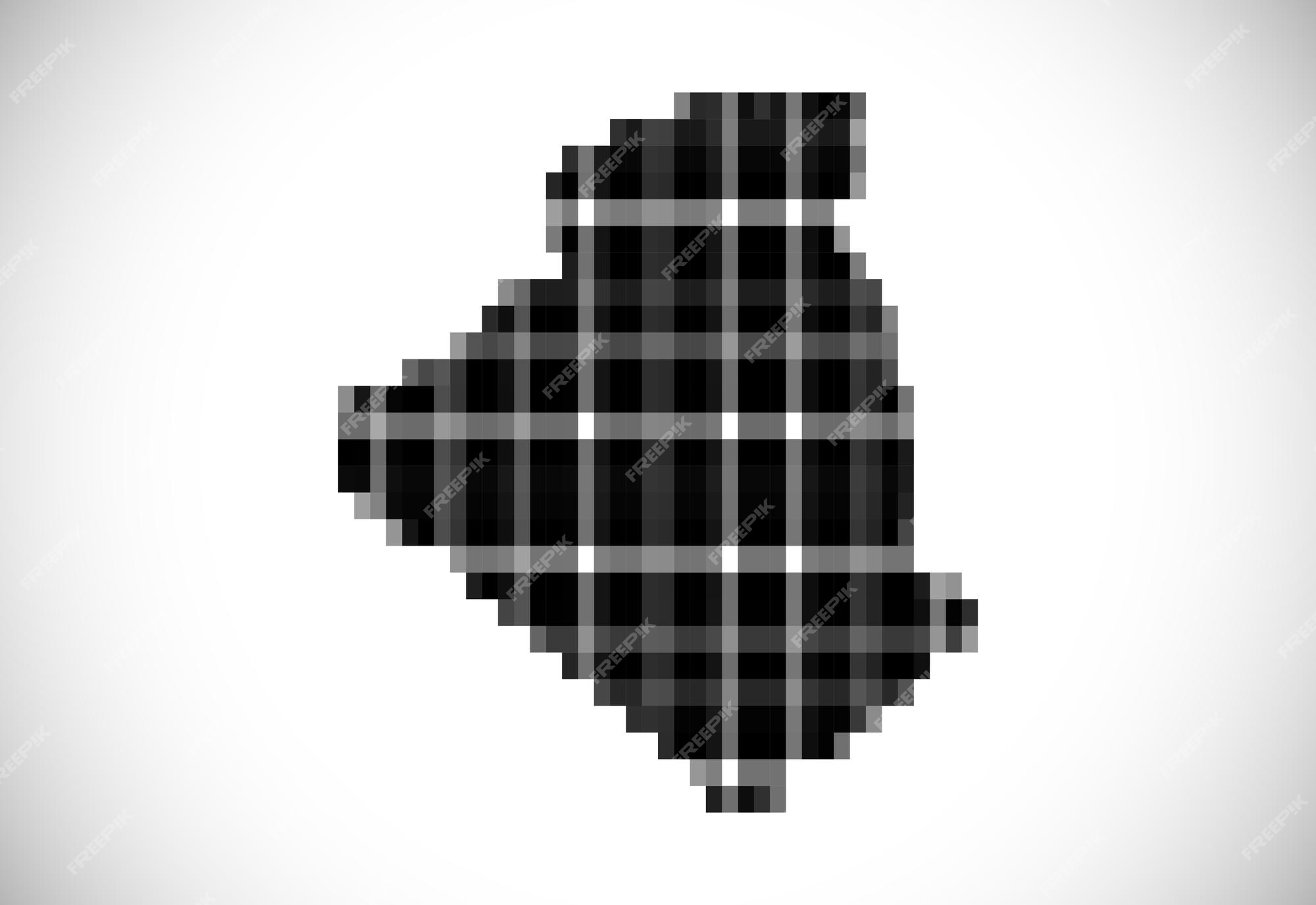 Premium Vector  Pixel map of guatemala the dotted map is on white