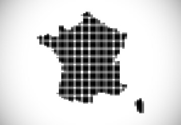 Premium Vector  Pixel map of guatemala the dotted map is on white