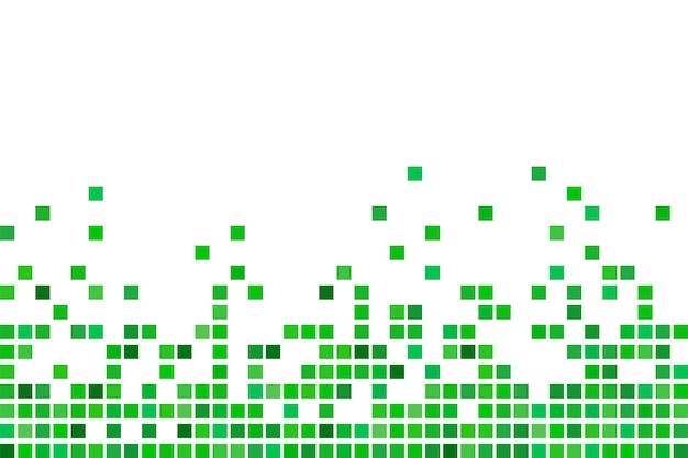 Pixel mosaic. Pixel decay illustration. Falling pixels. Abstract background