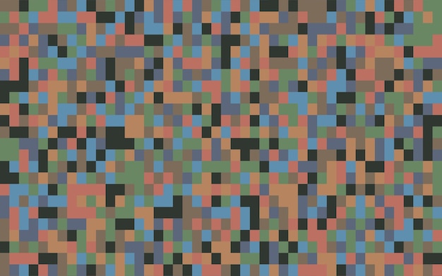 Vector pixel pattern at different color