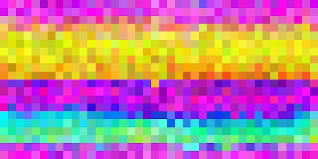 Pixel regenboog abstracte mozaïek achtergrond