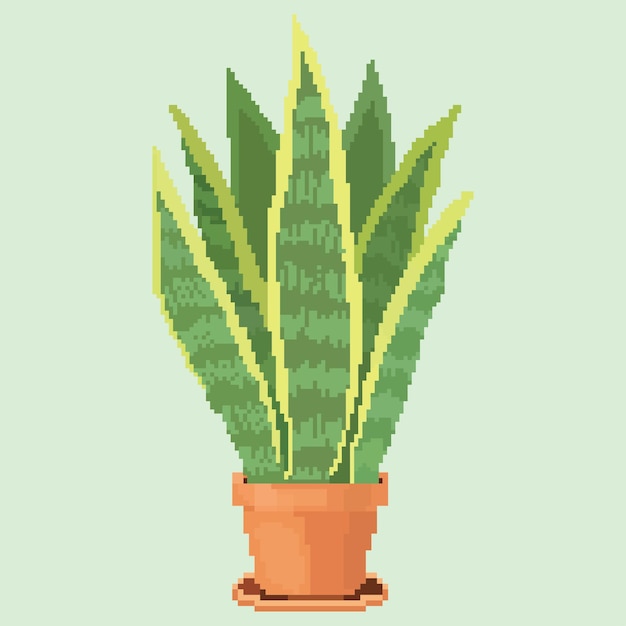 pixel vector ornamental plants