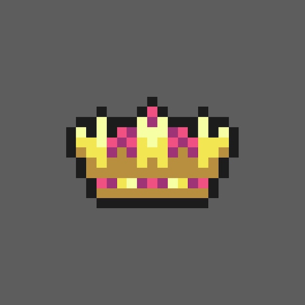 pixelart-kroon voor game-item