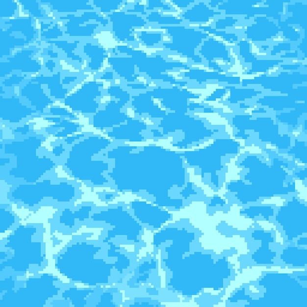 Vector pixelart van waterpool