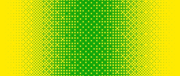 Pixelated bitmap gradiënt textuur Gele groene dither patroon achtergrond Abstract glitchy patroon