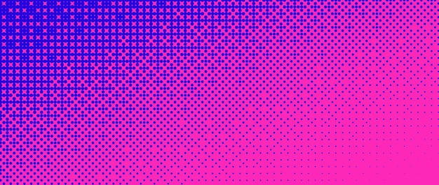 Vector pixelated corner gradient texture blue and pink dither diagonal pattern background abstract glitchy