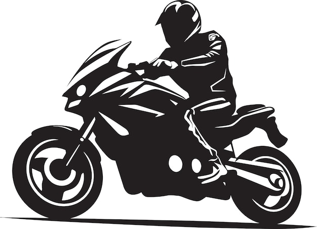 Pixelated Freedom Motorbike Vector Graphics