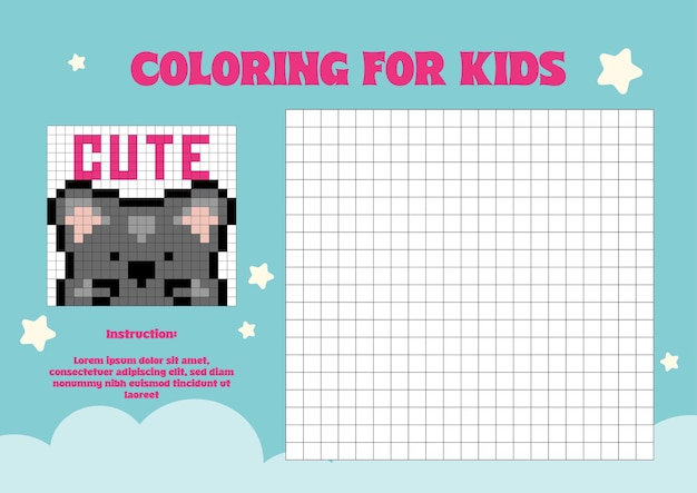 Pixelkleuren voor kinderen2