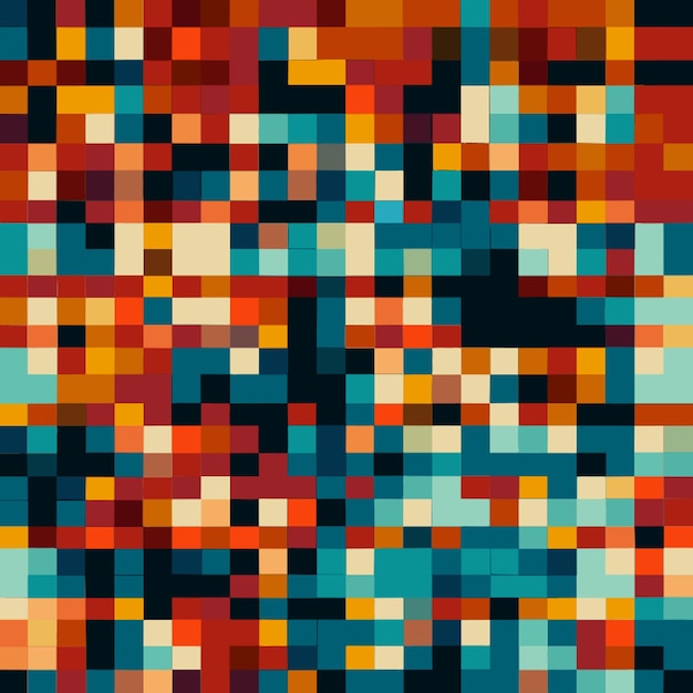 Иллюстрация векторного рисунка пикселей