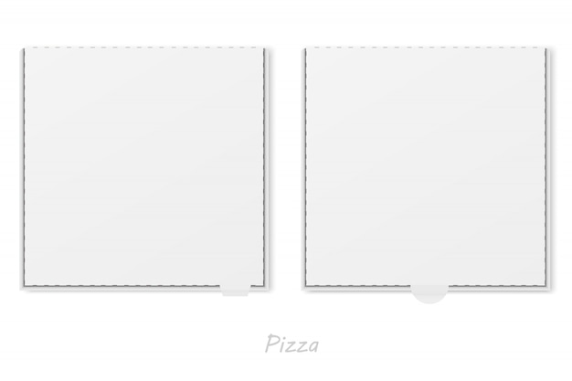 Vector pizza box vector