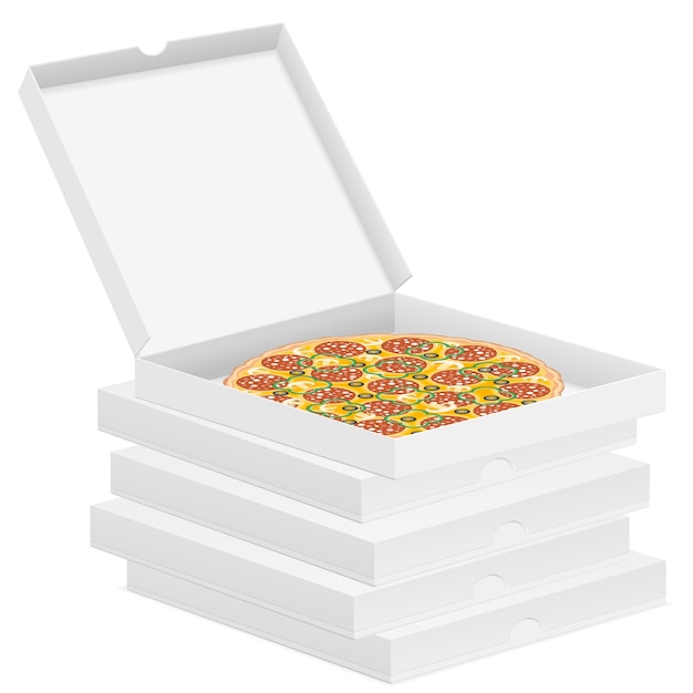 Pizza in box