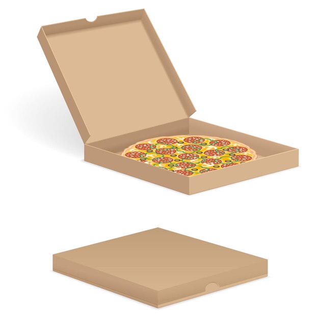 Pizza in box