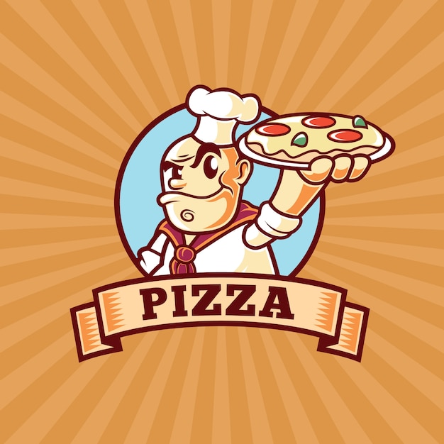 Logo di pizza chef