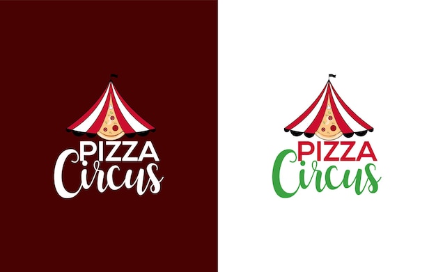 pizza circus logo abstract