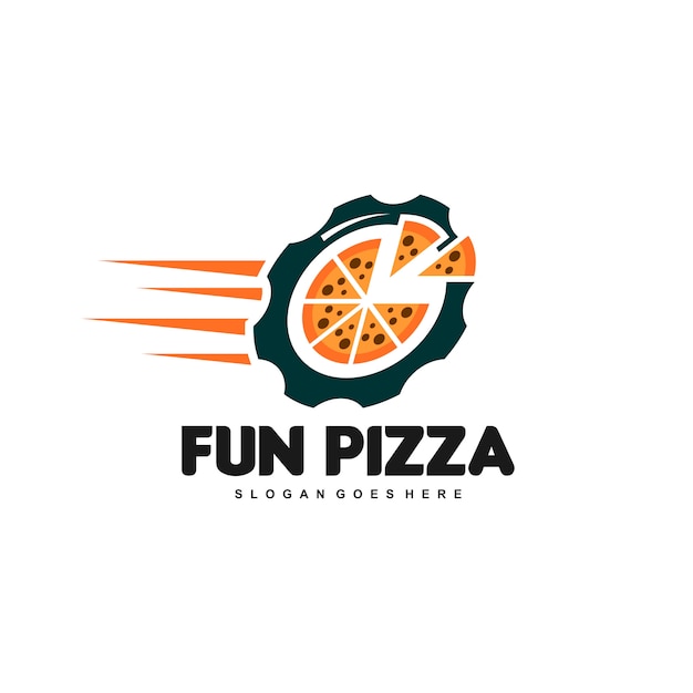 Pizza delivery logo