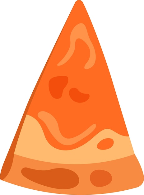 Vector pizza food slice