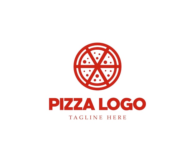 Pizza Hot Logo Sjabloon Pizza Restaurant Logo Sjabloon