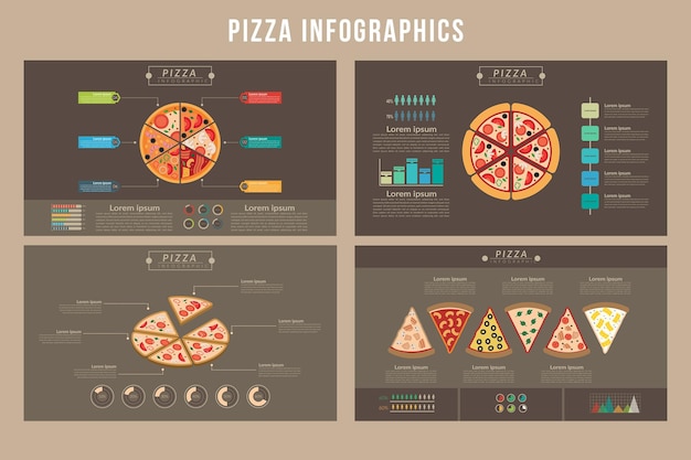 Pizza infographics