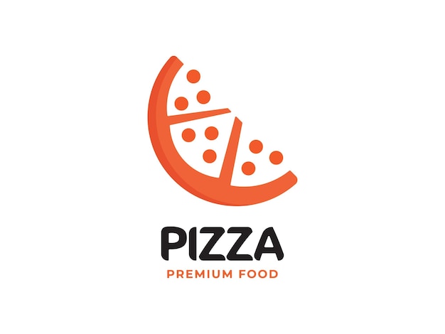 Pizza logo design concept