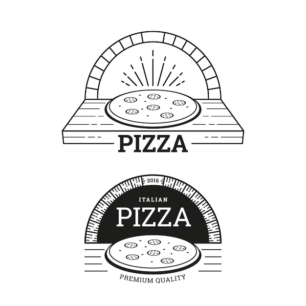 Pizza logo design