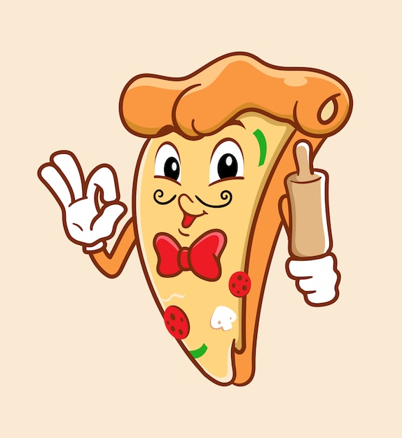 Pizza mascotte