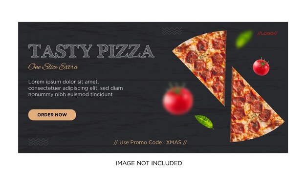 Pizza sale promotion banner