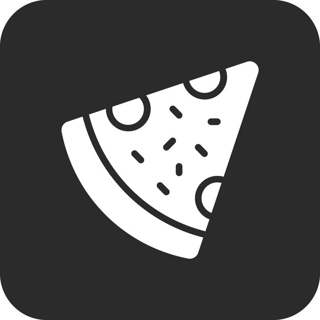 벡터 pizza slice vector icon illustration of new year iconset