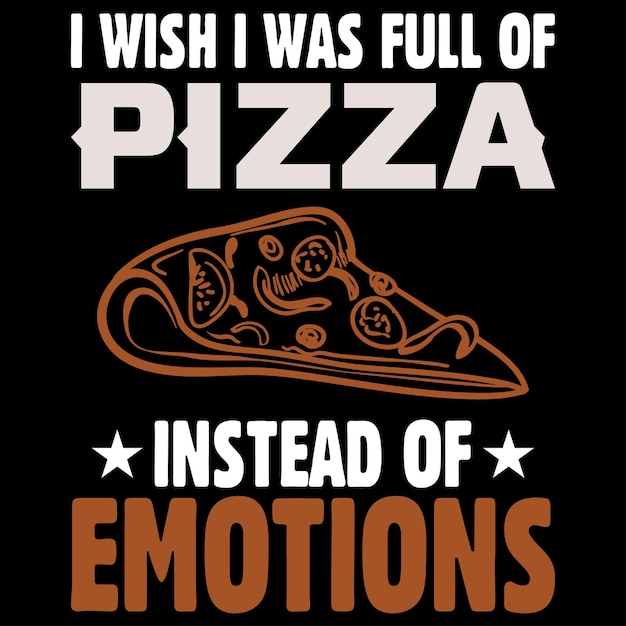 Vector pizza tshirt bundel ontwerp