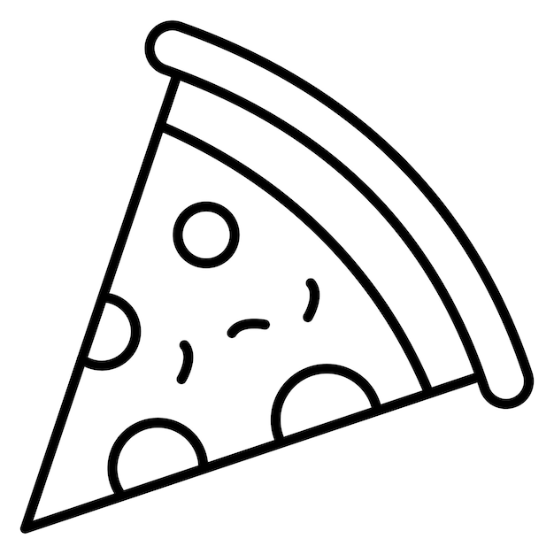Pizza Vector Illustration Style