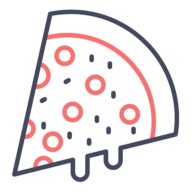 Pizza Vector Illustration Style