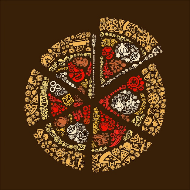 Vector pizza