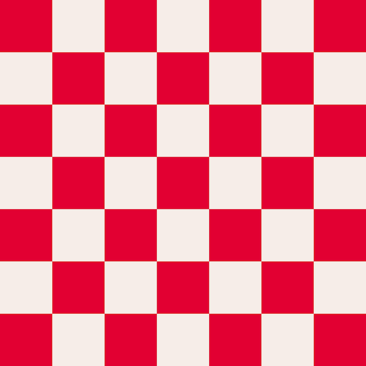 Vector pizzeria checkered pattern