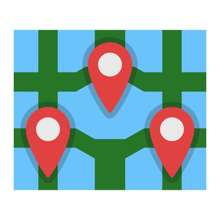 Vector places icon