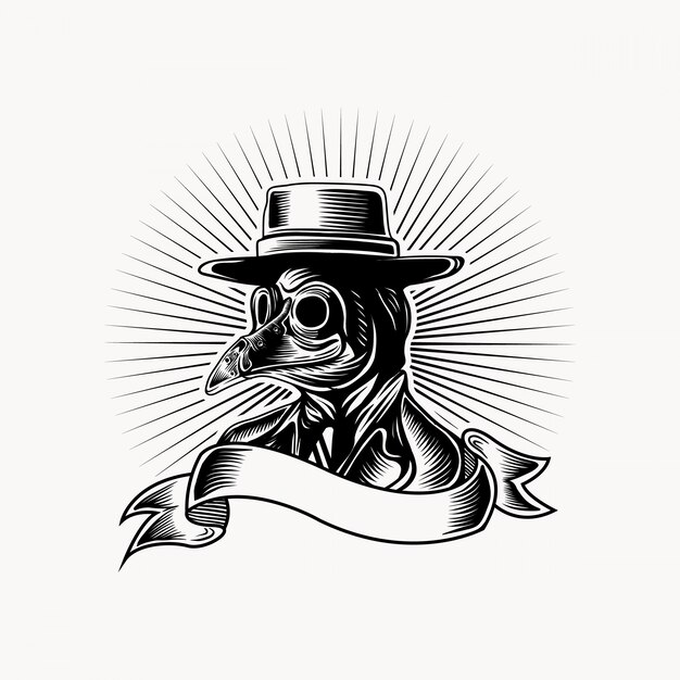 Vector plague doctor   logo