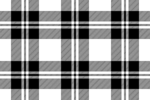 Premium Vector | Plaid background check seamless pattern in black and ...