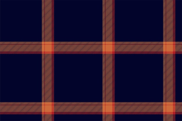 Plaid background check seamless pattern in blue Vector fabric texture for textile print wrapping paper gift card or wallpaper