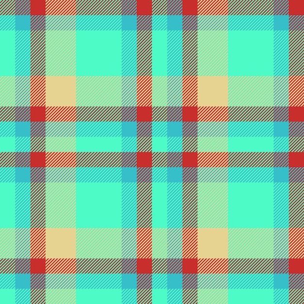 Plaid background textile of tartan seamless texture with a pattern check fabric vector