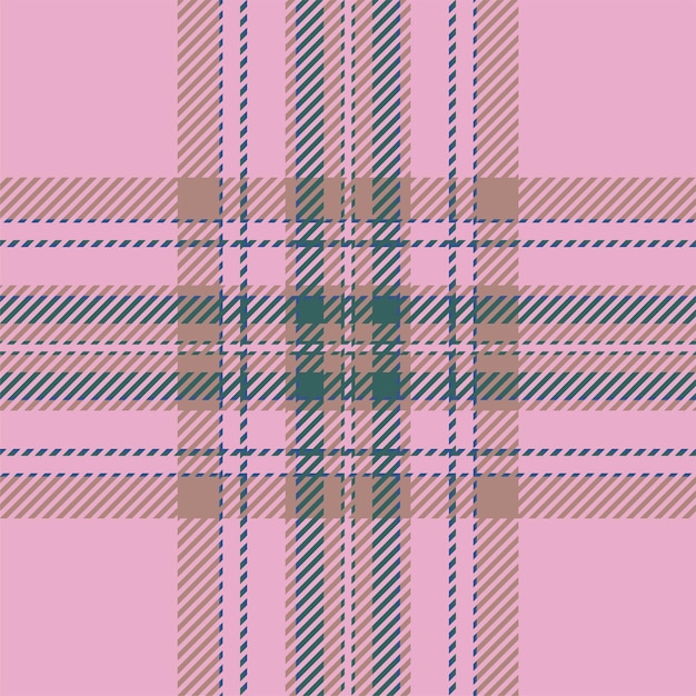 핑크 원활한 패브릭 질감의 격자 무늬 체크 패턴 타탄 섬유 프린트 디자인