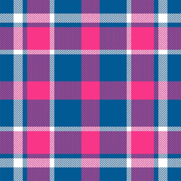 Plaid check pattern Seamless fabric texture Tartan textile print design