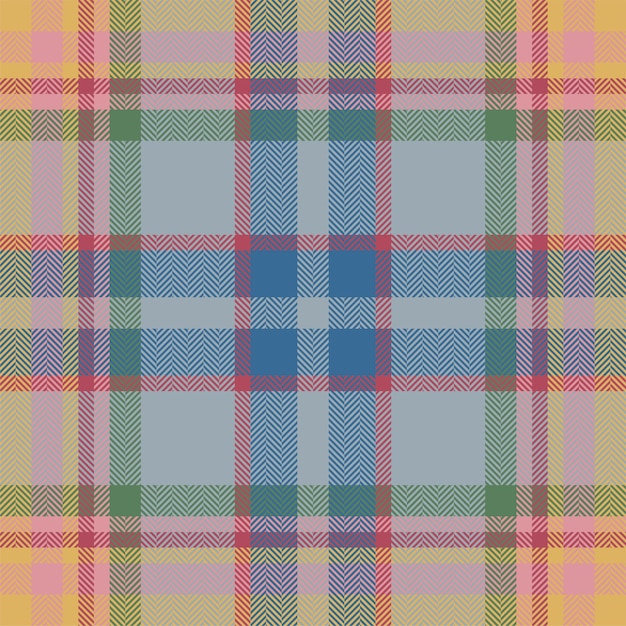 Plaid check pattern Seamless fabric texture Tartan textile print design