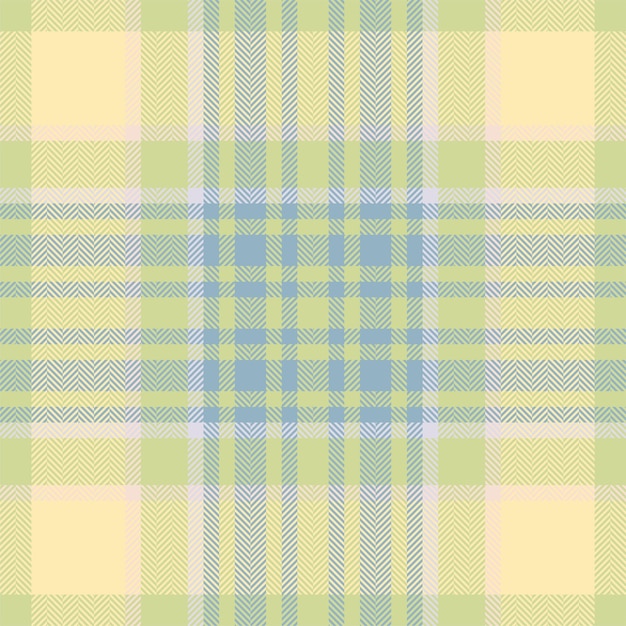 Vector plaid check pattern seamless fabric texture tartan textile print design