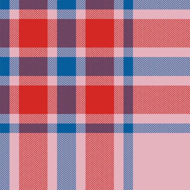 Plaid check pattern Seamless fabric texture Tartan textile print design