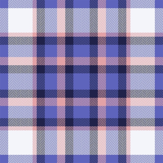 Plaid check pattern Seamless fabric texture Tartan textile print