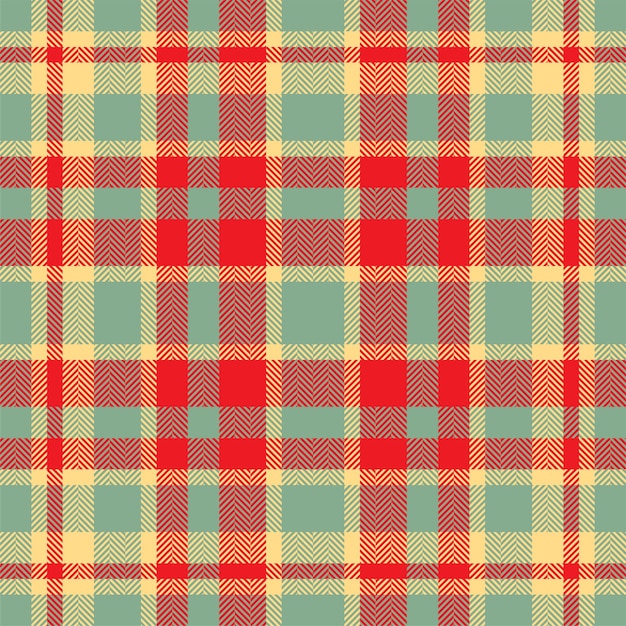 Plaid check pattern Seamless fabric texture Tartan textile print