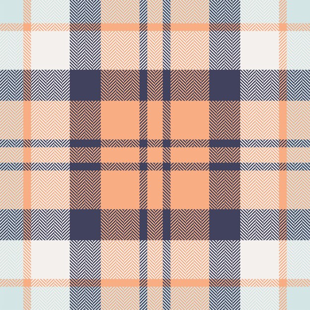 Plaid check pattern Seamless fabric texture Tartan textile print