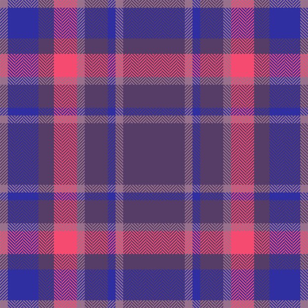 Plaid check pattern Seamless fabric texture Tartan textile print